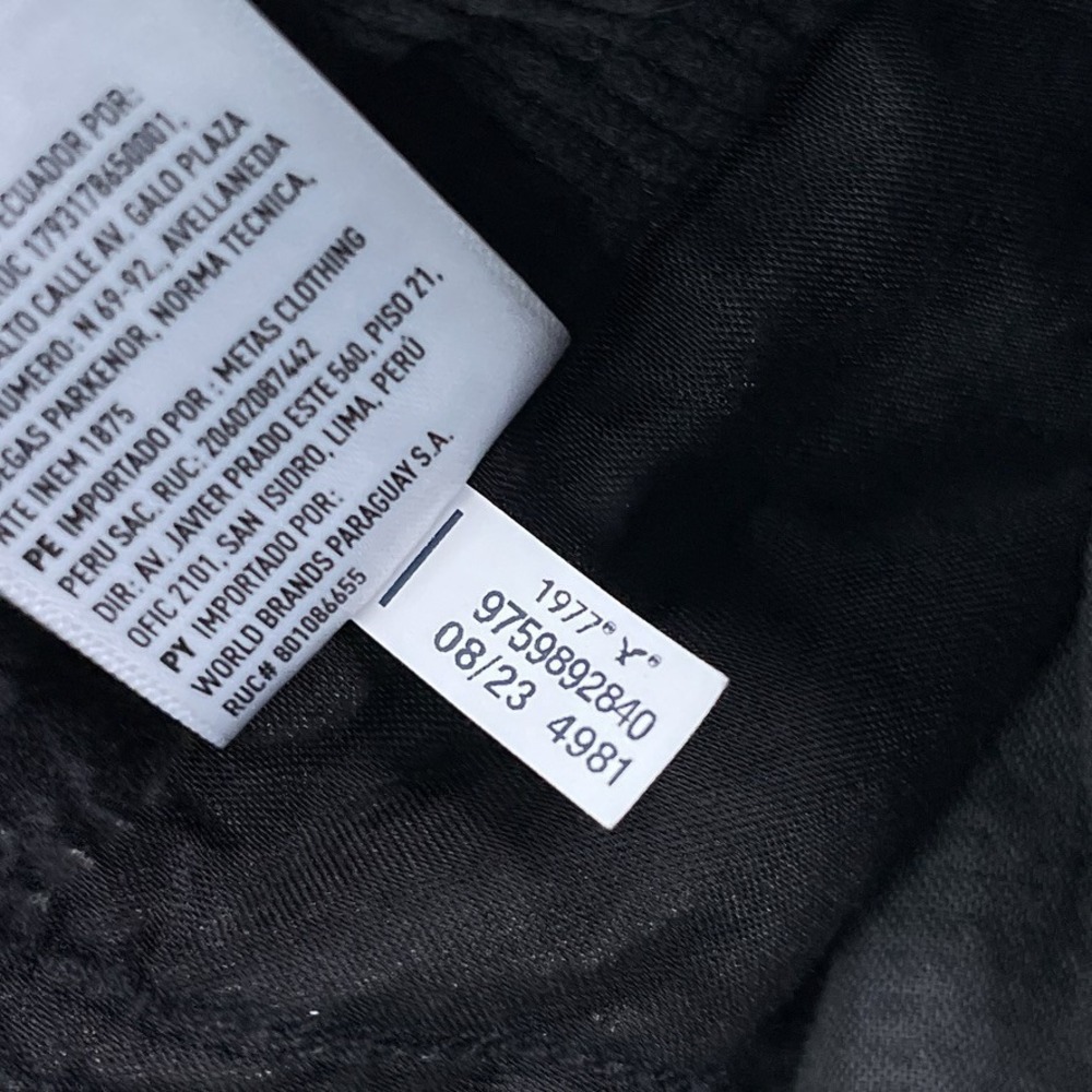 American Eagle Pants Womens 10 Black Corduroy High Rise Baggy Wide Leg Cargo - Picture 14 of 16